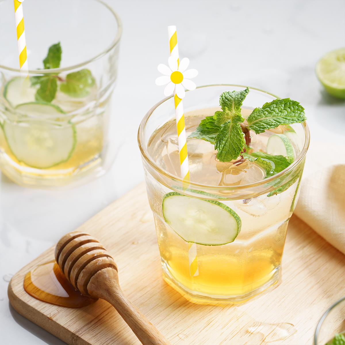 10/20/30 Stuks Daisy Bloem Papieren Rietjes Wegwerp Rietjes Daisy Thema Verjaardagsfeestje Decoraties Bruiloft Feestartikelen