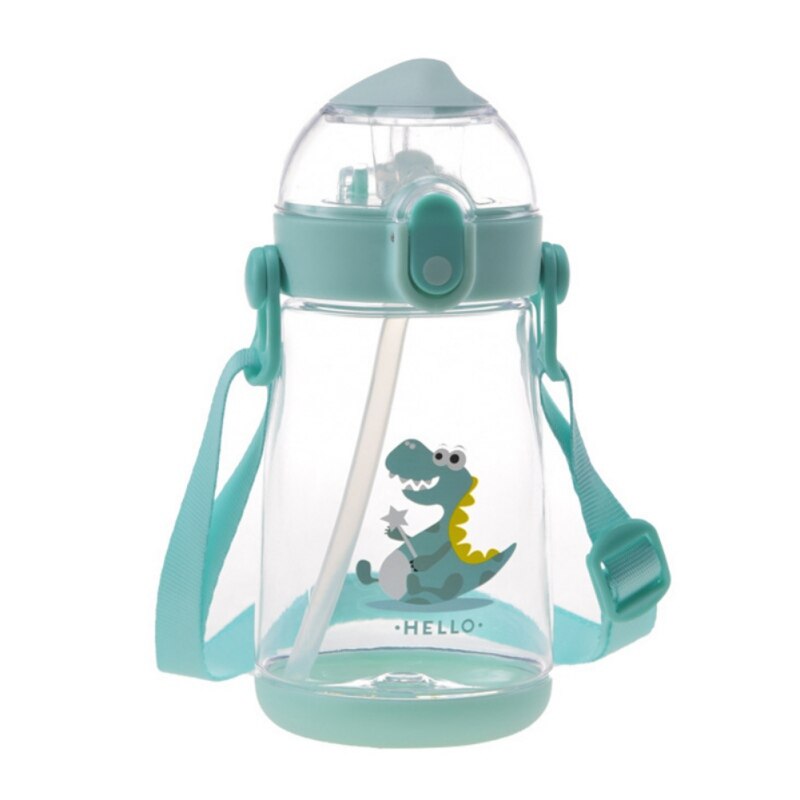 Babys drikkekop baby drikkekop halm kop studenterrem drikkekop 380ml bpa gratis: Bg