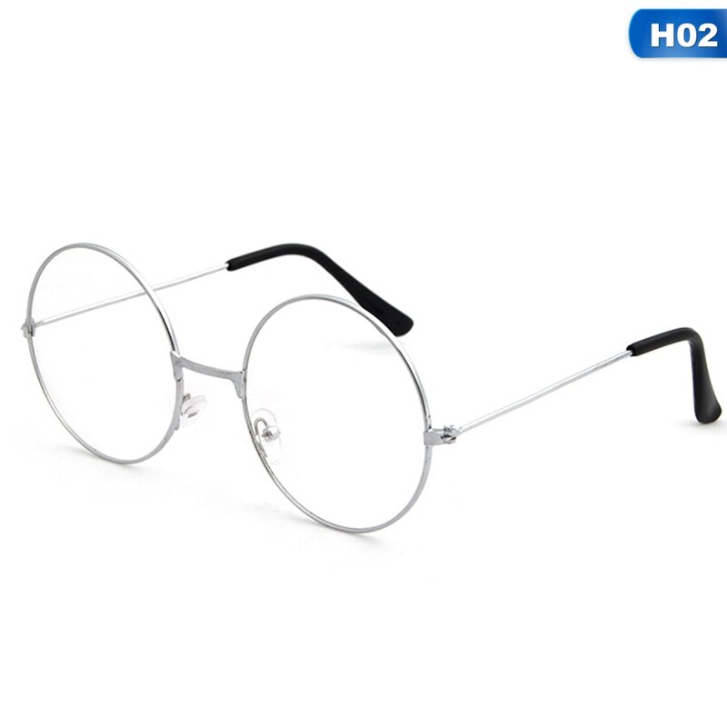 Lunettes rétro rondes plates, accessoires de photographie, monture métallique, nouvelles couleurs, directe: 2