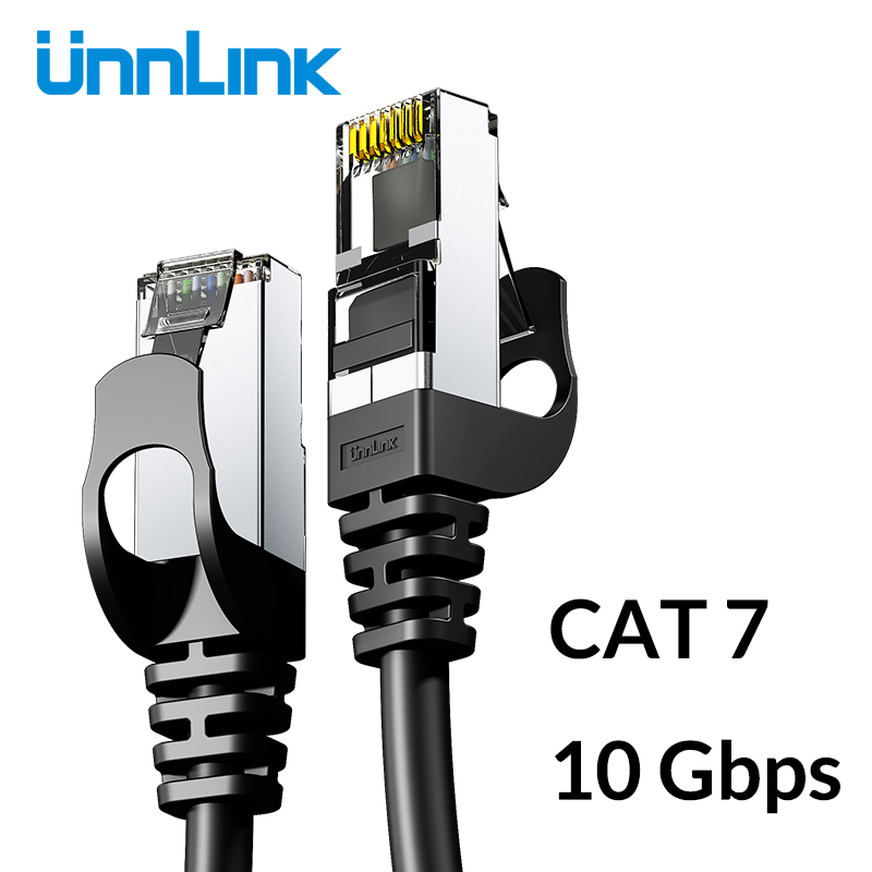 Unnlink Ethernet Kabel UTP Cat6 STP Cat7 Lan Kabel RJ45 2m 3m 5m 8m 10m netzwerk Patch Kabel Für PC Computer Modem Router TV Box