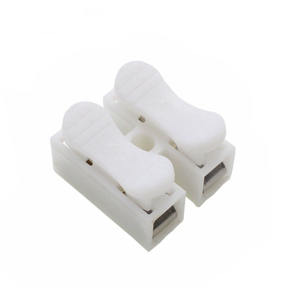 100pcs CH-2 CH-3Electrical Cable Connector Quick Wiring Terminal for LED Lighting 2Pins CH2 CH3 Quick Splice Lock Wire Terminals