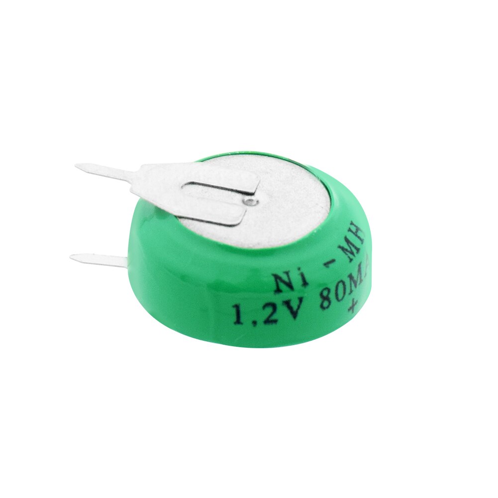1/2/4/6/8/10 stück 1,2 V 80H 80mAh Ni-Mh nickel Metall Hydrid Knopfzellen Batterie Für Drahtlose Kopfhörer: 1 Pieces