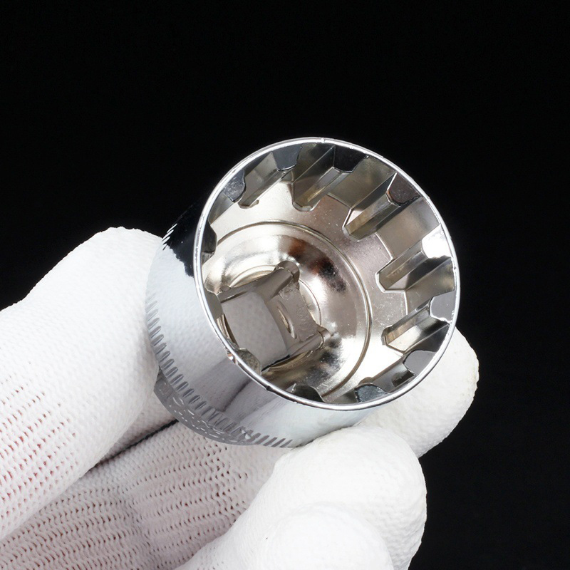 3/8 "6-24mm jeu de douilles 19 pièces 3/8 12 douilles à dents outil tête enveloppée CR-V universel hexagone Spblown Allen tête Auto outils de réparation