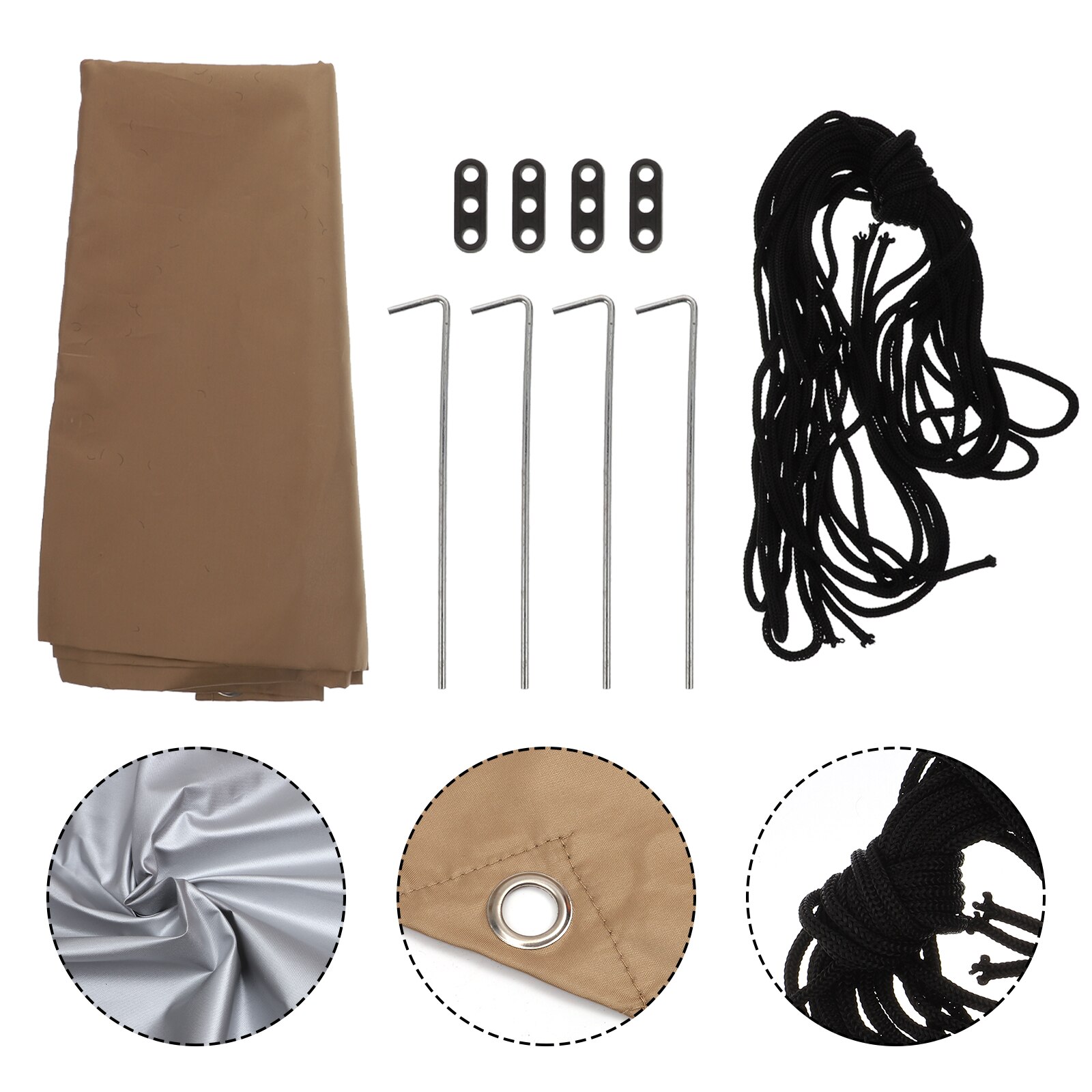 1 set campingmatte, faltbare matte, feuchtigkeitsbeständige matte, wasserdichtes picknickkissen: Default Title