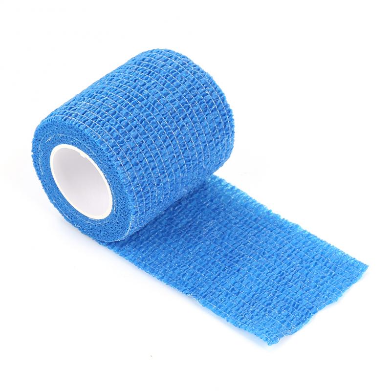 Farverig sport selvklæbende elastisk bandage wrap tape 4.5m elastoplast til knæstøttepuder finger ankel palme skulder beskytte