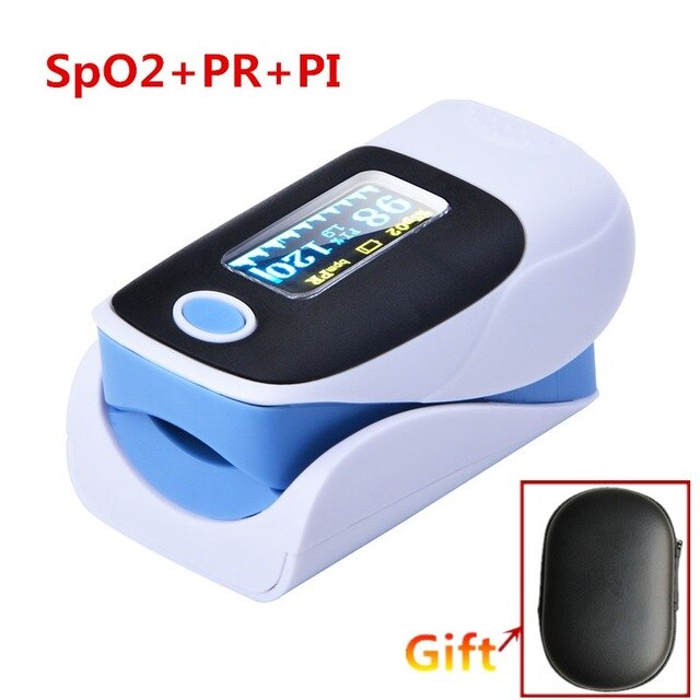 Oxymètre De pouls SpO2 PR PI oxymètre De fréquence cardiaque Rechargeable OLED à batterie au Lithium USB arrêt automatique: Style 9