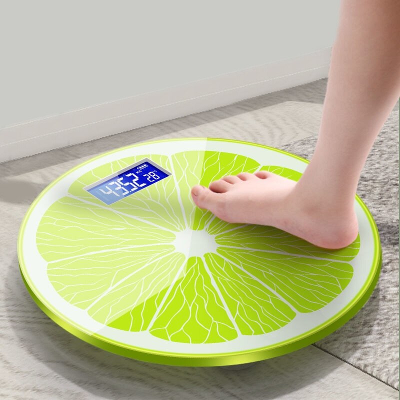 Lovely Cartoon Lemon Balance Scales Scales Fat Scale Digital Electronic Scale Household Scale Ground Intelligence Scale