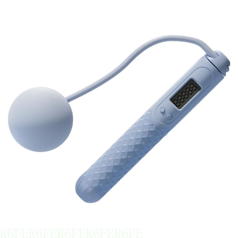 R6FE Ropeless Jump Rope Digital Jump Rope With Counter Indoor Jumping Rope Equipment for Women Men Adult Kids