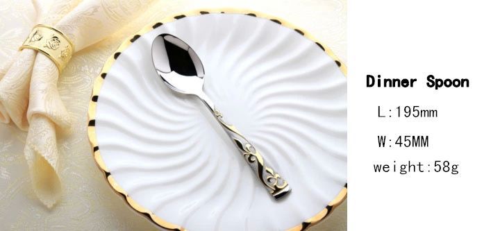 4- częściowy zestaw sztućców ze stali nierdzewnej, zestaw sztućców pozłacanych, zestaw obiadowy, sztućce, sztućce, widelec obiadowy, łyżka, nóż