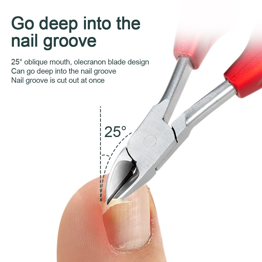 Nail Clippers Nail Correction Pliers Nail Clippers Dead Skin Remover Remove Paronychia Nails Stainless Steel Nail Clippers Tool