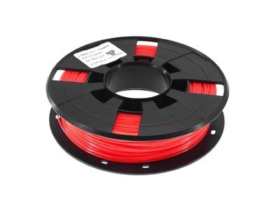 0.25KG PLA 3D Printer Filament 1.75mm Plastic Dimensional Accuracy+/-0.02mm 60M 3D Printing Material for RepRap: Red