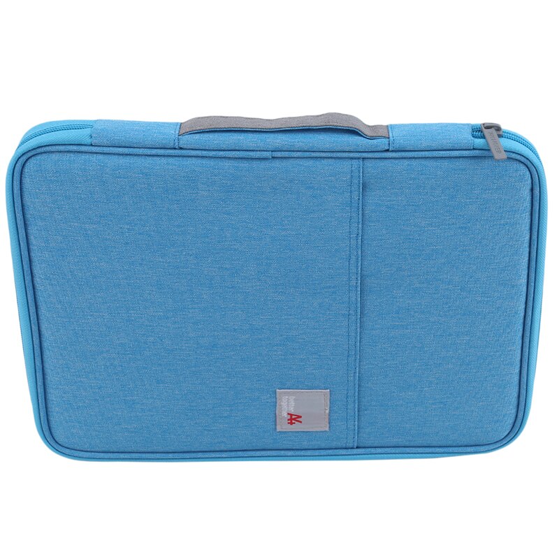 Waterproof Passport Document Bag Travel Organizer Papers Storage Pouch Credential Bag File Pocket with Separator Computers: light  blue