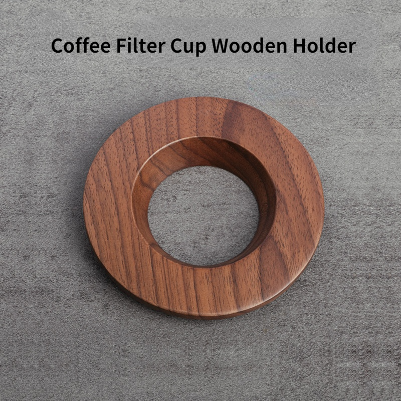 Coffee Filter Stand ,Pour Over Filter Stand Cone Coffee Dripper Holder Rack Wooden Tea Strainer Holder Easy to Use Durable