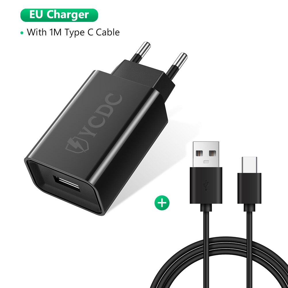 5V 3.5A/2.0A USB Phone Wall Charger Power Adapter EU Plug Universal With Cable for iPhone 13 12 Pro iPad Huawei Samsung: C