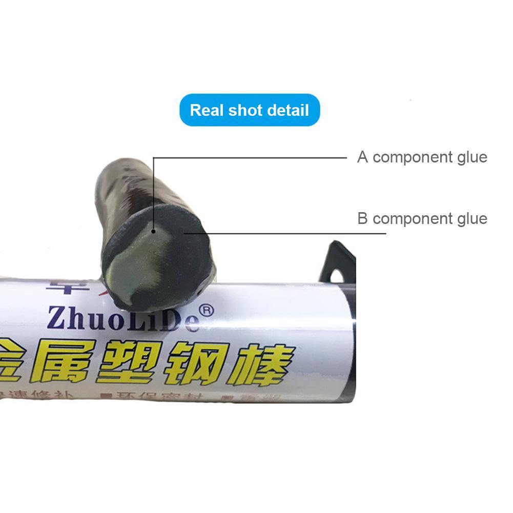 Metal Plastic Steel Bar Stick Car Fuel Tank Water Tank Leak Repair Glue Radiator Radiator Plugging Glue 50g Windshield Repair Ki