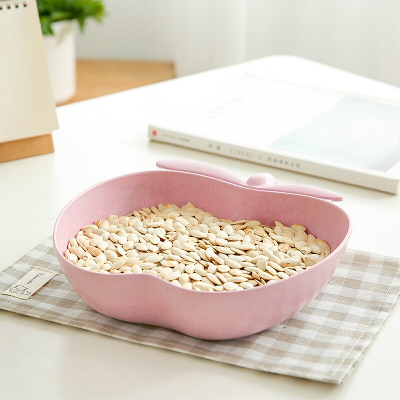 Candy Snacks Nuts Seeds Dry Fruits Plastic Plates Dishes Bowl Breakfast Tray Home Kitchen Supplies Fruit Organizer Storage