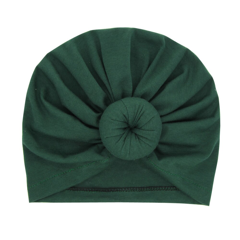 Bandeau Turban rond pour enfants | Bandeau pour bébés filles, nœuds pour cheveux, bandeau élastique et large,: green