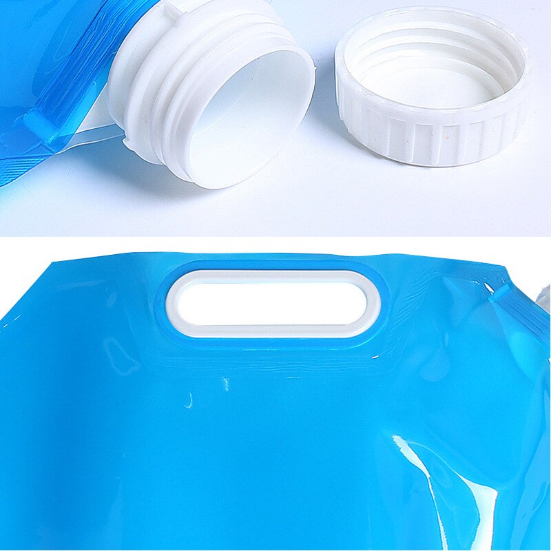 Outdoor Foldable Folding Collapsible Drinking Water Bag 5L/10L Car Water Carrier Container Hiking Camp Picnic BBQ Emergency Kit
