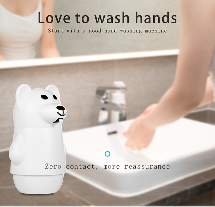 Cartoon Automatic Sensor Touch Free Soap Dispenser Children Automatic Lotion Pump For Kitchen Bathroom Liquid Soap Dispenser