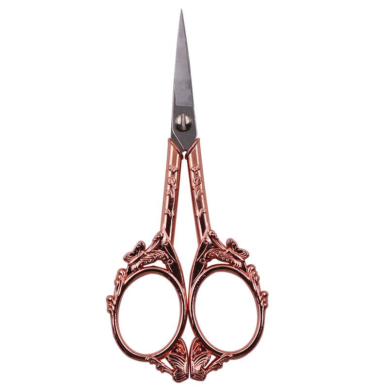 Retro Peacock Needlework Tailor Scissors Antique Vintage Thread Embroidery Stainless Steel Scissors For Sewing Supplies Tool: 09-12cm
