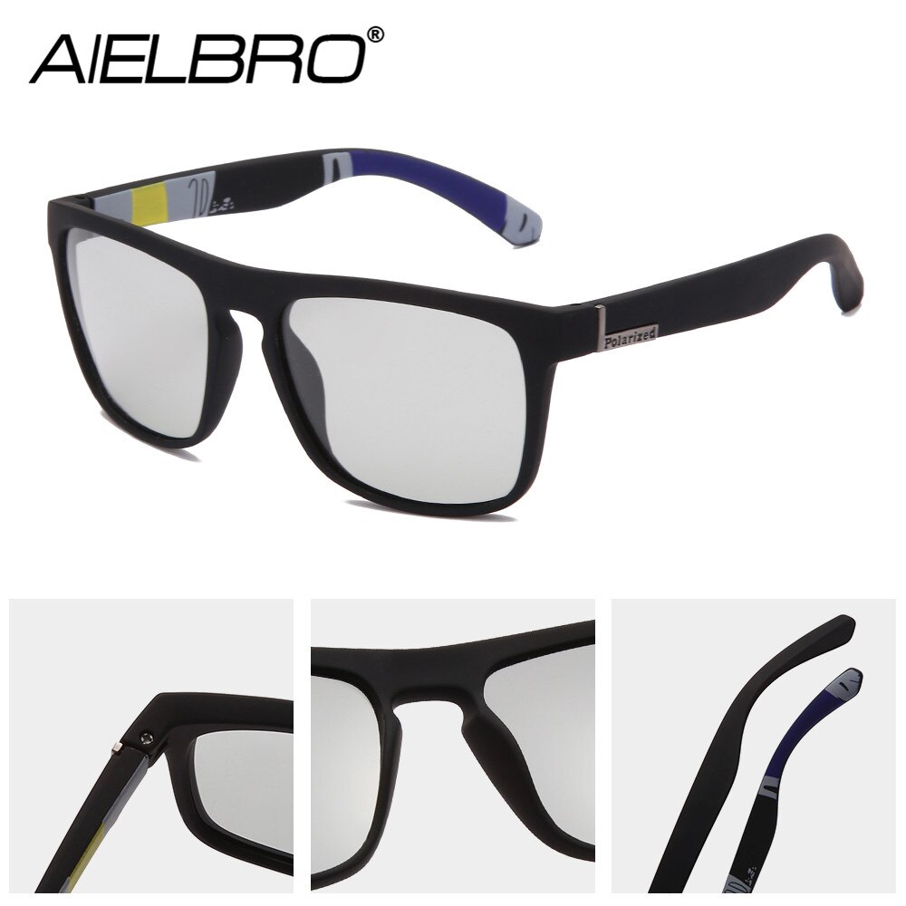 AIELBRO Cycling sunglasses Photochromic Cycling Goggle 5 Color Man Cycling Glasses MTB Bike Bicycle Glasses oculos de ciclismo