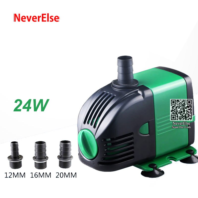 Aquarium Water Pump adjust change Water Output Volume,Fish Tank Aquarium Pump to circulate water for fish aquatic coral reef: 24W / AU Plug adapter