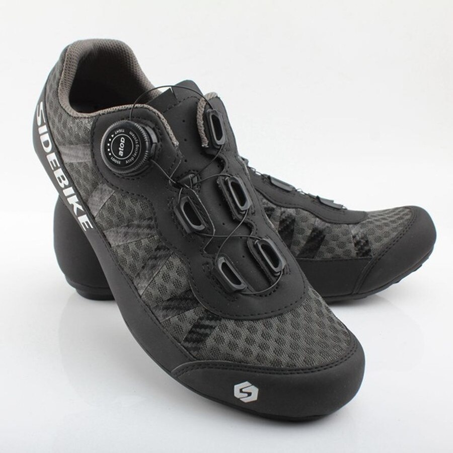 SIDEBIKE-zapatos atléticos profesionales para hombre, zapatillas de ciclismo de montaña con autosujeción, transpirables, de goma