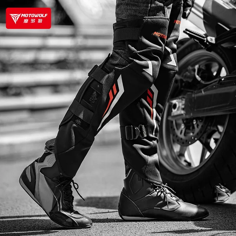 Protezioni per le gambe da equitazione per moto Antivento freddo anti-avvolgimento Parabrezza ispessito Equipaggiamento protettivo CE Ginocchiere lunghe calde invernali