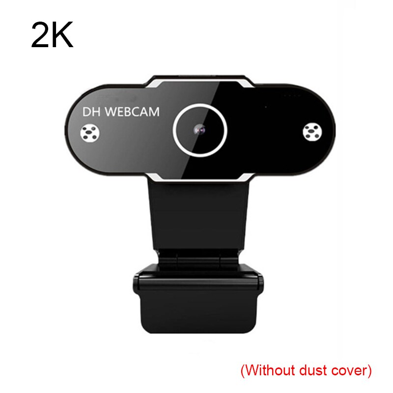 HD Webcam 1080P With Mic Rotatable PC Desktop Web Camera Cam Mini Computer Web Cam For PC Laptop Desktop Video Recording: 2K