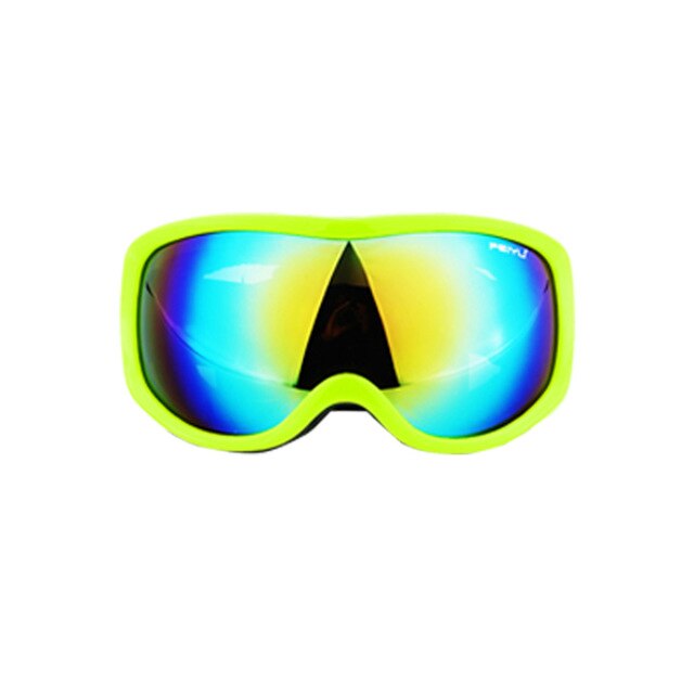 Ski Bril Voor Mannen En Vrouwen Single-Layer Outdoor Sport Fietsen Snowboard Goggles Winddicht Verstelbare Bril Skiën Bril: Color F