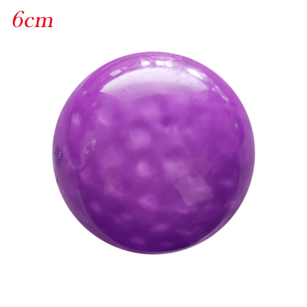 Anti-Stress Sticky Wall Balls Color Sensory Toy Party Office Pressure Ball Stress Reliever Throw Fidget Toy Kids Stick Ball: 6CM purple