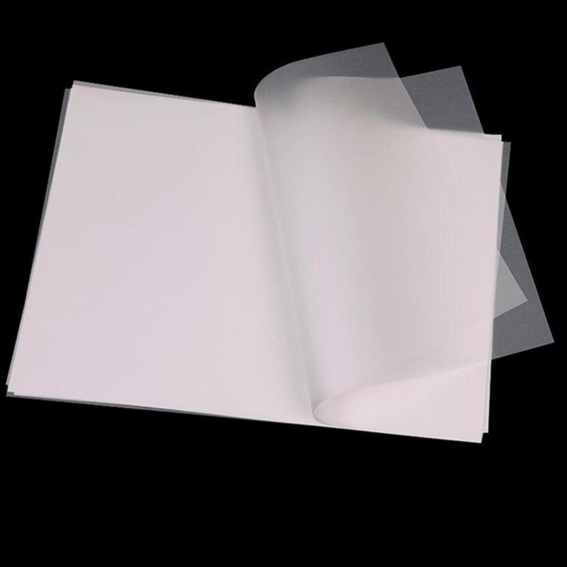 100 Stuks Transfer Papier Zwavelzuur Tracing Papers Kalligrafie Kopieerpapier Voor Diy Techniek Tekening Schilderen Schrijven Levert