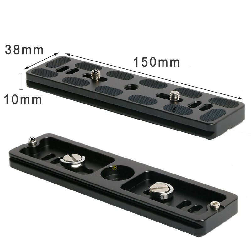 Camera clamp tripod clamp quick release clamp ball head RRS compatible adapter mount holder bracket for Arca dslr QR60 PU60 QR50: Only PU150 plate
