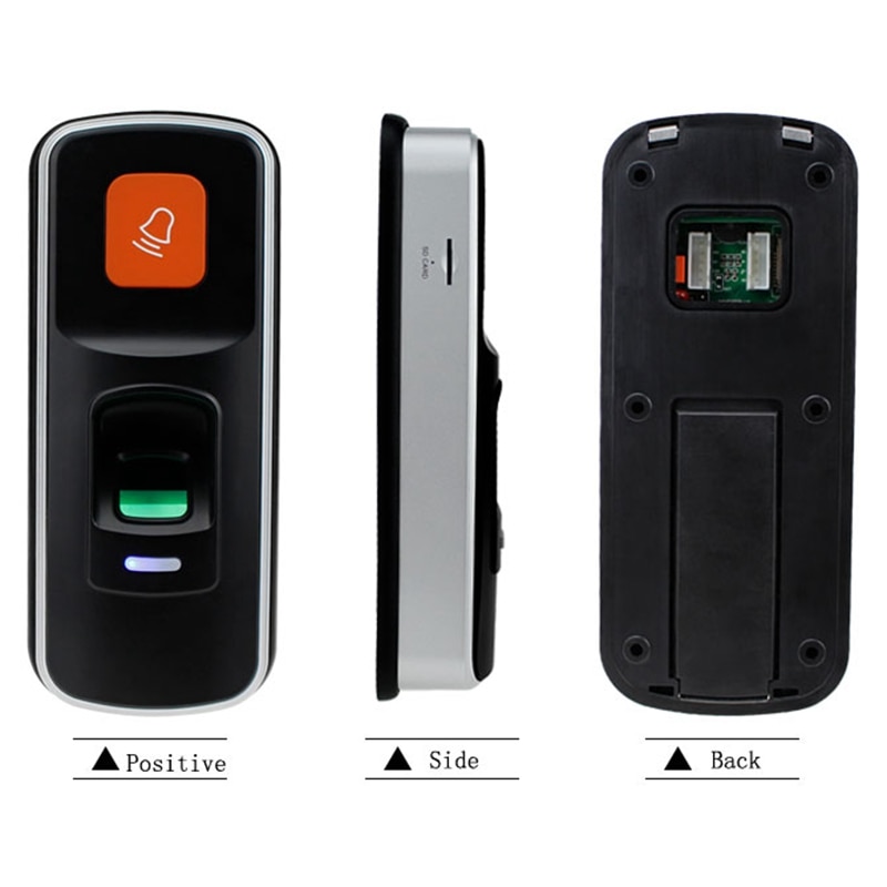 Rfid  x660 fingeraftryk stryg adgangskontrol maskine fingeraftrykslæser sd-kort overførsel data smal controller døråbner suppor