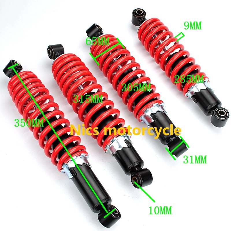 For a go-kart ATV 125-250CC rear shock absorber suspension impact spring 285-305-315-350MM four wheel Dirt Bike