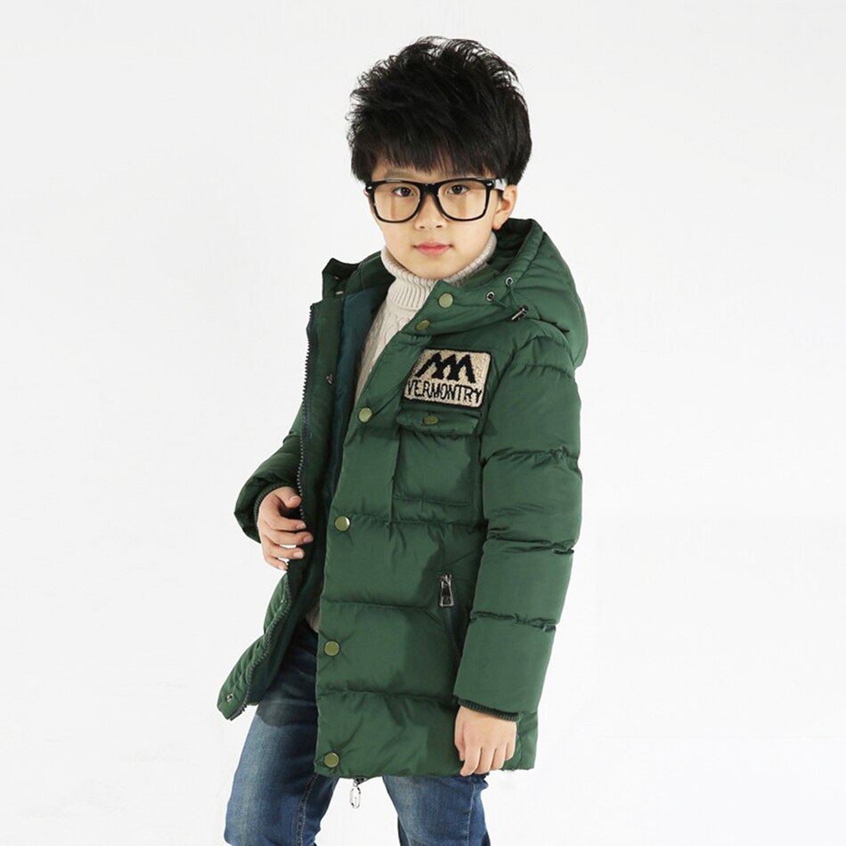 lange Jungen Warme freundlicher Winter Unten Jacke Für freundlicher freundlicher Kleidung Mantel Verdicken Oberbekleidung Parka Kleidung Jacke