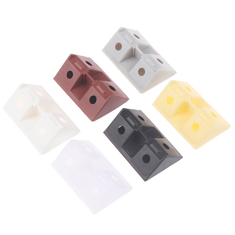 10 Stuks Plastic Verdikt Hoek Meubels, Haakse 90 Graden Hoek, Multiplex Lade Kast Fittings Hoek Code