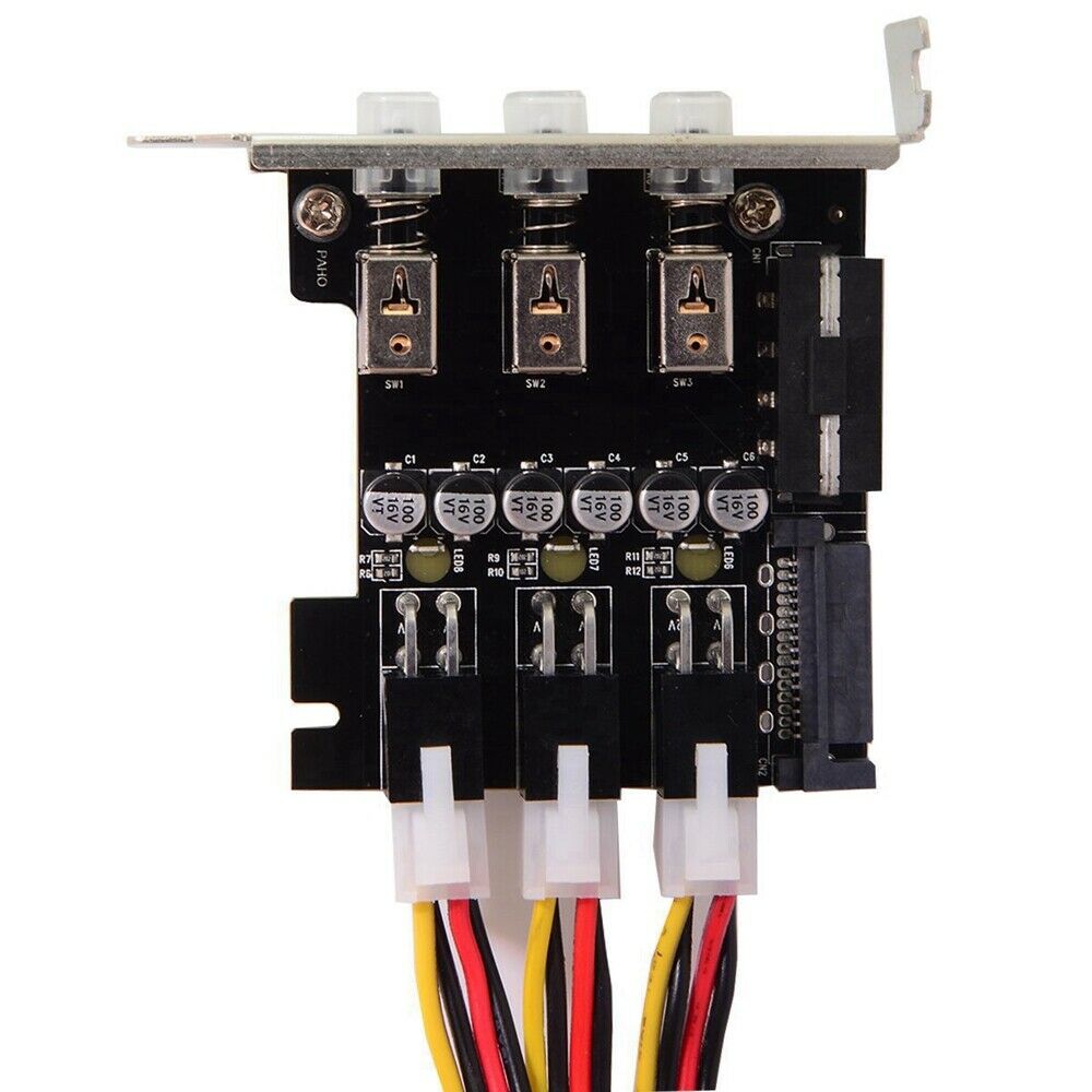 Sistema de Control de disco duro GHH 3 interruptor de alimentación HDD SSD con soporte de bajo perfil seguro estable sin plomo duradero CE1668