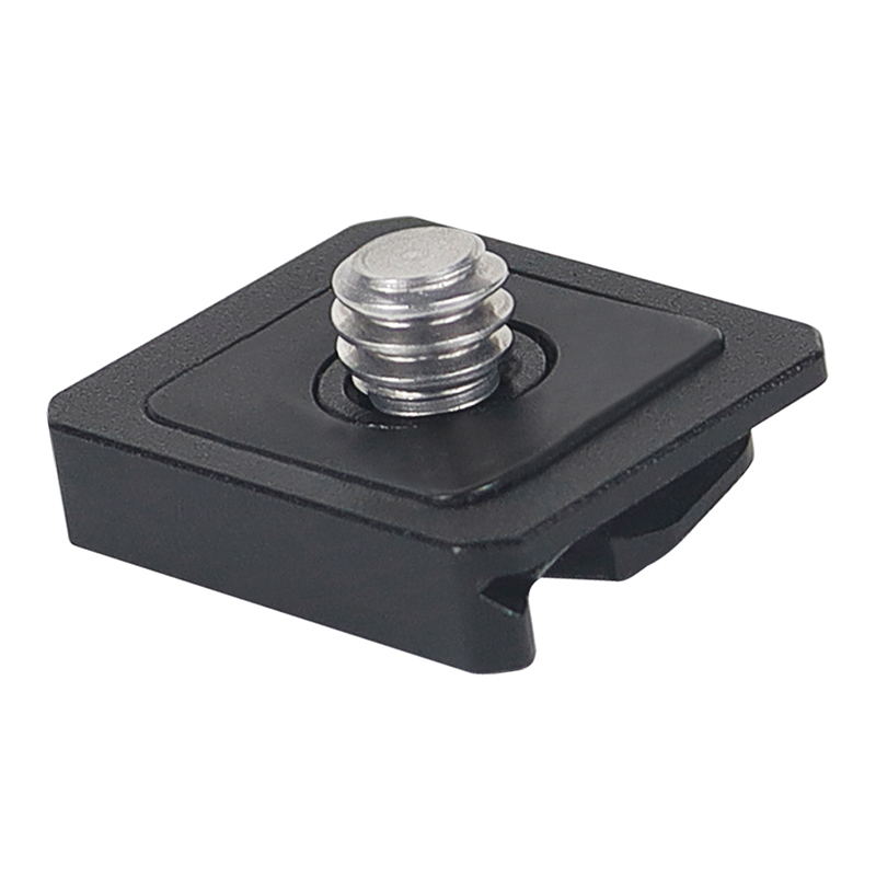 Mini Monitor Mount Plate Quick Release Clamp 1/4 Screw for SLR Camera Tripod Slide Stabilizer Gimbal Fast Switch Install System