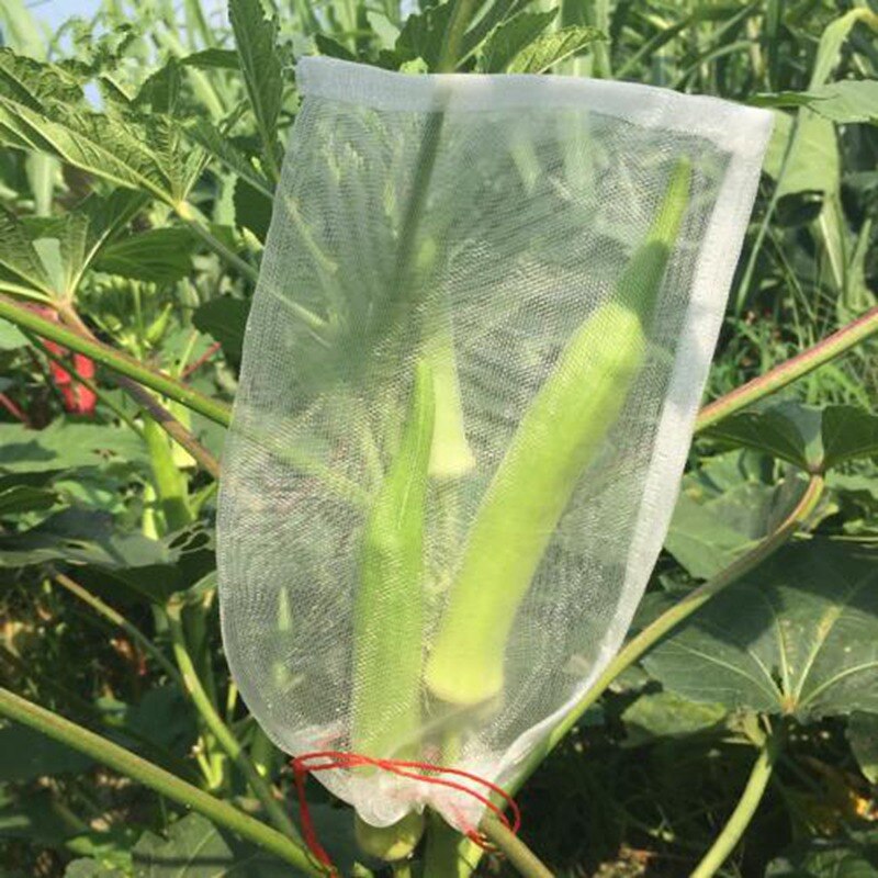5 stücke 15-140 cm 40 Gittergewebe Nylon Netz Tasche Obst Gemüse Schutz Abdeckung Anti Moskito Fliegen Insekt Netz garten Pest Kontrolle Netz