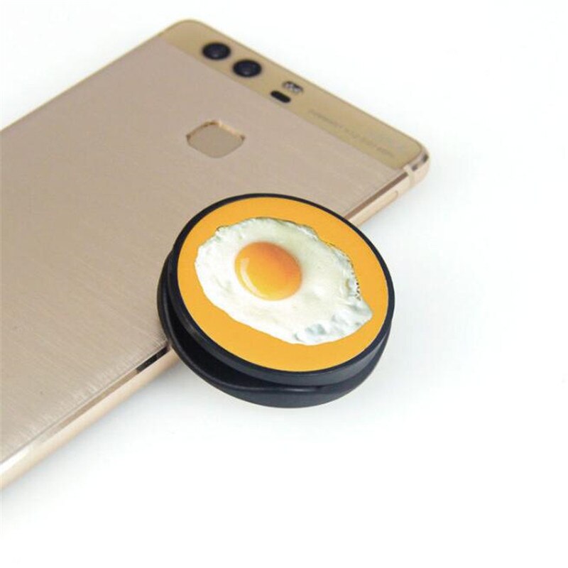 Egg Sugar Cookies Expanding Stand Grip Mount Phone Socket Fold Mobile Smartphones Pocket Desktop Bracket Phone Stand Holder: B