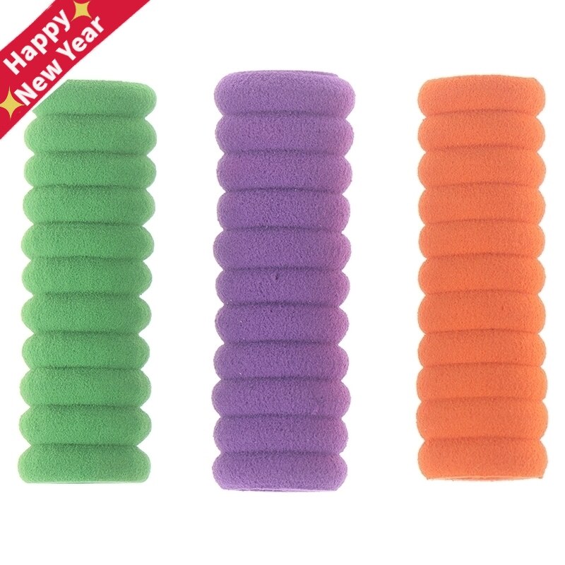 10Pcs Comfort Soft Foam Pen Pencil Grips Pen Control Pupil Handwriting Aid Kids Children School Stationery