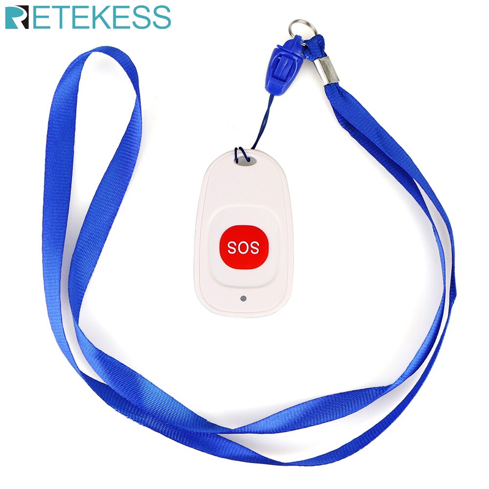 Retekess TH001 Wireless Call Bell Emergency Pager Call Button for Wireless Calling System Patient the Elderly