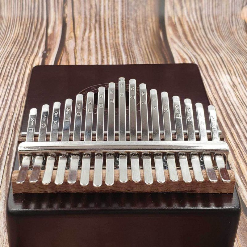 Høj 17 nøgler kalimba tommelfinger klaver begynder at komme i gang bærbar guitar træ musikinstrumenter