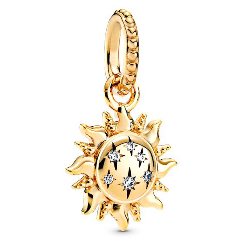 Spinning Tree Of Life Serene Lotus Clover Daisy Flower Pendant Beads 925 Sterling Silver Charm Fit Bracelet DIY Jewelry: 20