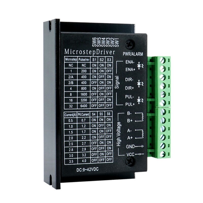 STEPPERONLINE Digital Stepper Motor Driver 1.0-4.2A 20-50VDC for Nema 17, 23, 24