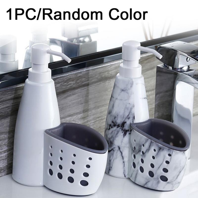 Multifunction Liquid Detergent Storage Box Rack Cleaning Sponge Container Drainboard Soap Holder Kitchen Bathroom Accessories: Default Title