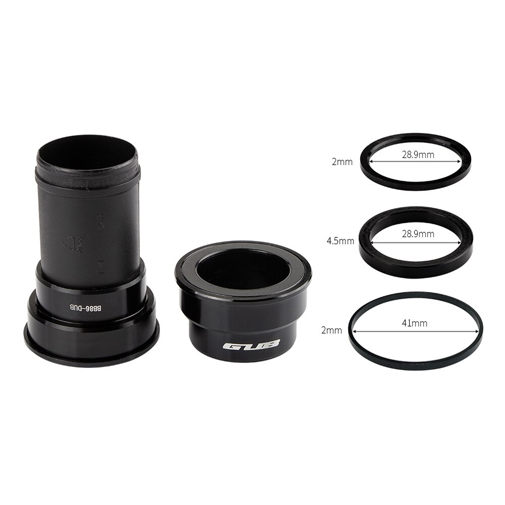 GUB BB86-DB Mountain Bicycle Bottom Bracket MTB Road Bike Axis Aluminum Alloy Crankset Parts Portable Waterproof Cycling Parts