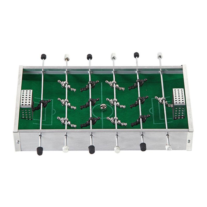 Mini Aluminum Alloy Table Football Machine Kids Desk Soccer Toys Metal Foosball