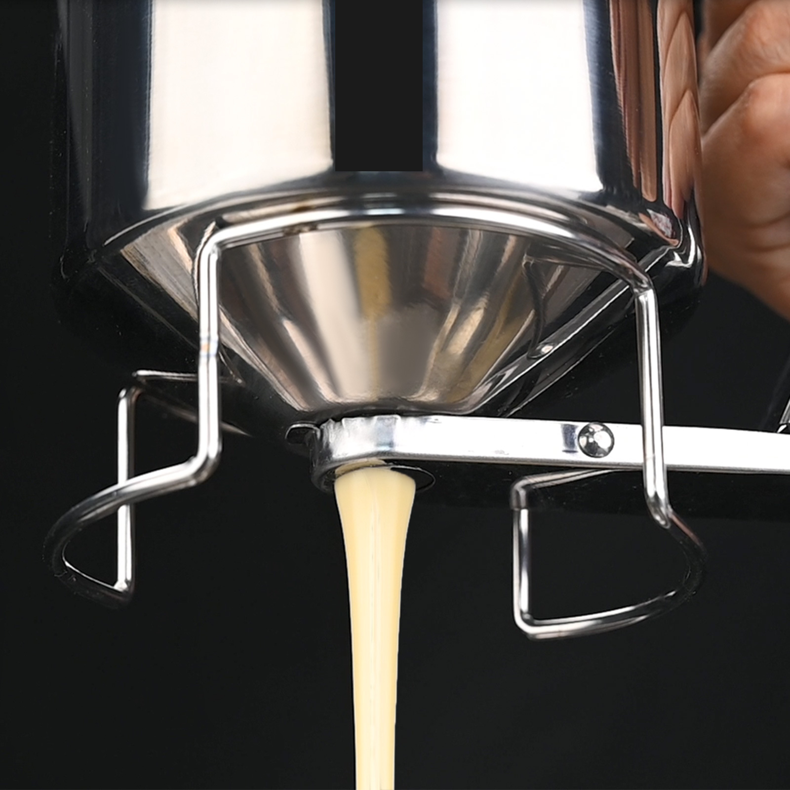 Bakverktyg kakdegsmetare dispenser cupcake tratt smet dispenser ventil mätkopp